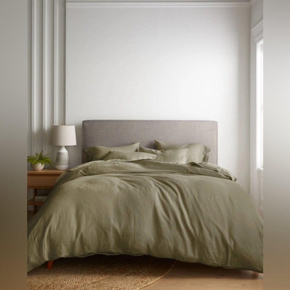 Quince European Linen Duvet Cover Set